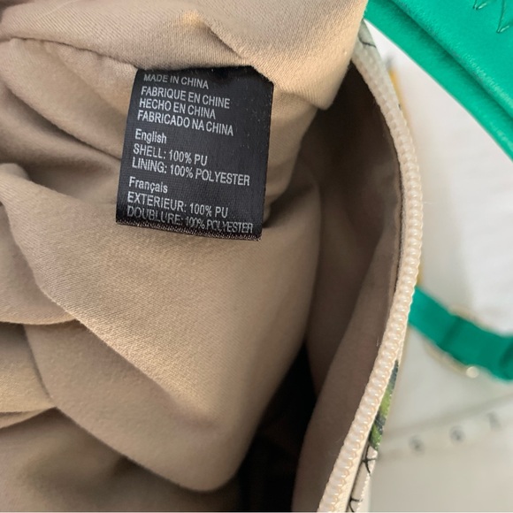 Floral Crossbody Bag with Teal Accents - Picture 4 of 4